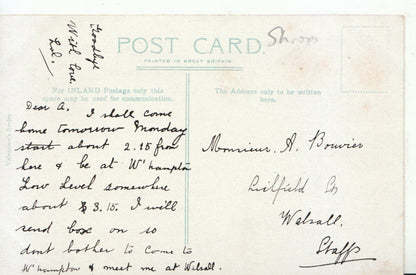 Shropshire Postcard: River Severn Shrewsbury, Boat House Quarry Park  9960A