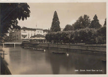 Load image into Gallery viewer, Switzerland Postcard - Zurich - Hotel Baur Au Lac    RRR1008
