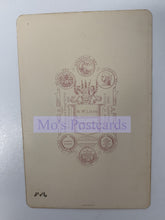 Load image into Gallery viewer, Vintage postcard with intricate designs and text on a beige background
