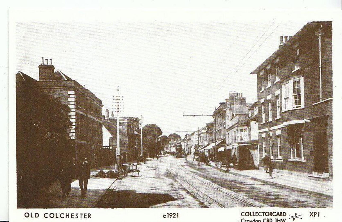 Essex Postcard - Old Colchester c1921 Street Scene (Repro)  U1874