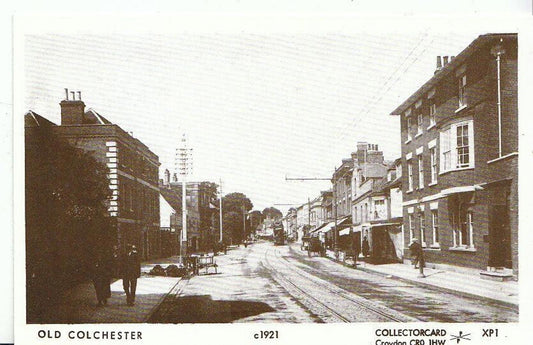 Essex Postcard - Old Colchester c1921 Street Scene (Repro)  U1874