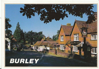 Hampshire Postcard - Burley Village    AB642