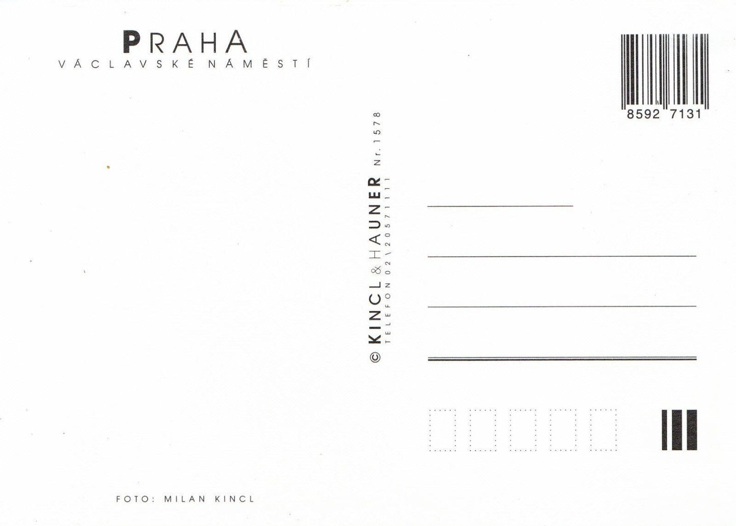 Czech Postcard - Praha, Vaclavskenamesti  SM305