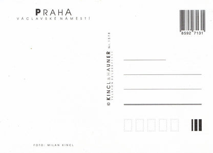 Czech Postcard - Praha, Vaclavskenamesti  SM305