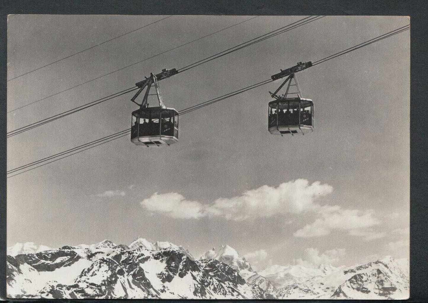 Switzerland Postcard - St Moritz - Luftseilbahn Corviglia Piz Nair  T3565