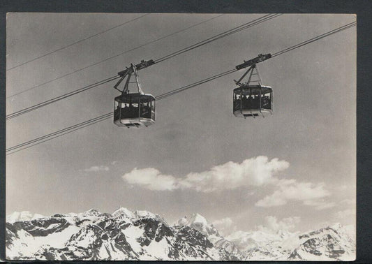 Switzerland Postcard - St Moritz - Luftseilbahn Corviglia Piz Nair  T3565