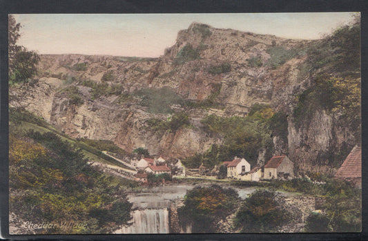 Somerset Postcard - Cheddar Village   RS14055