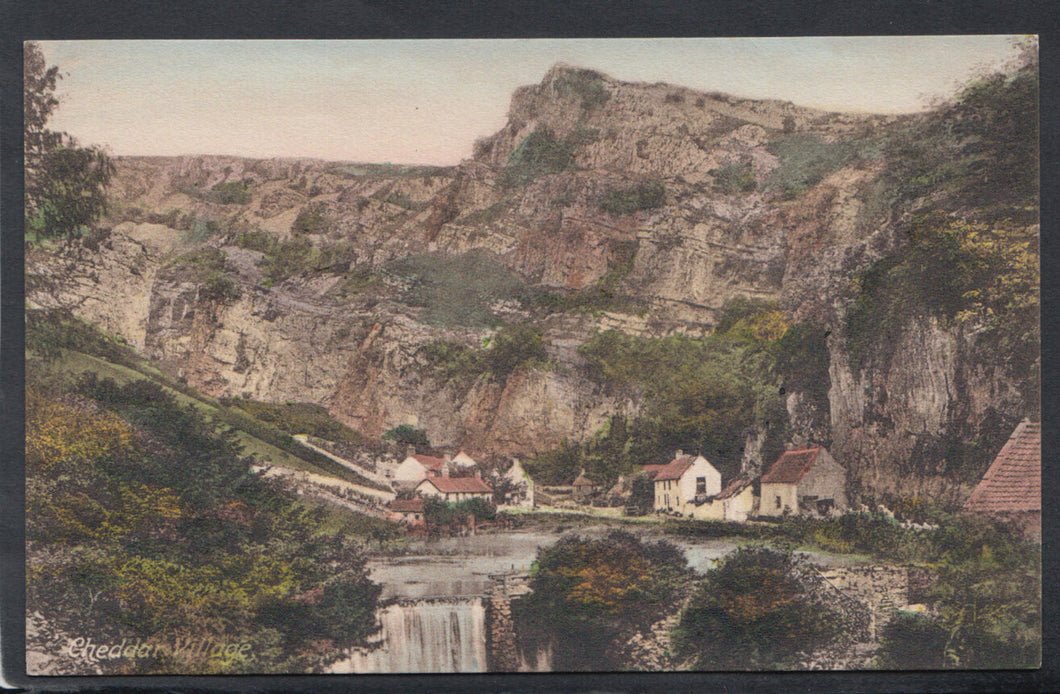 Somerset Postcard - Cheddar Village   RS14055
