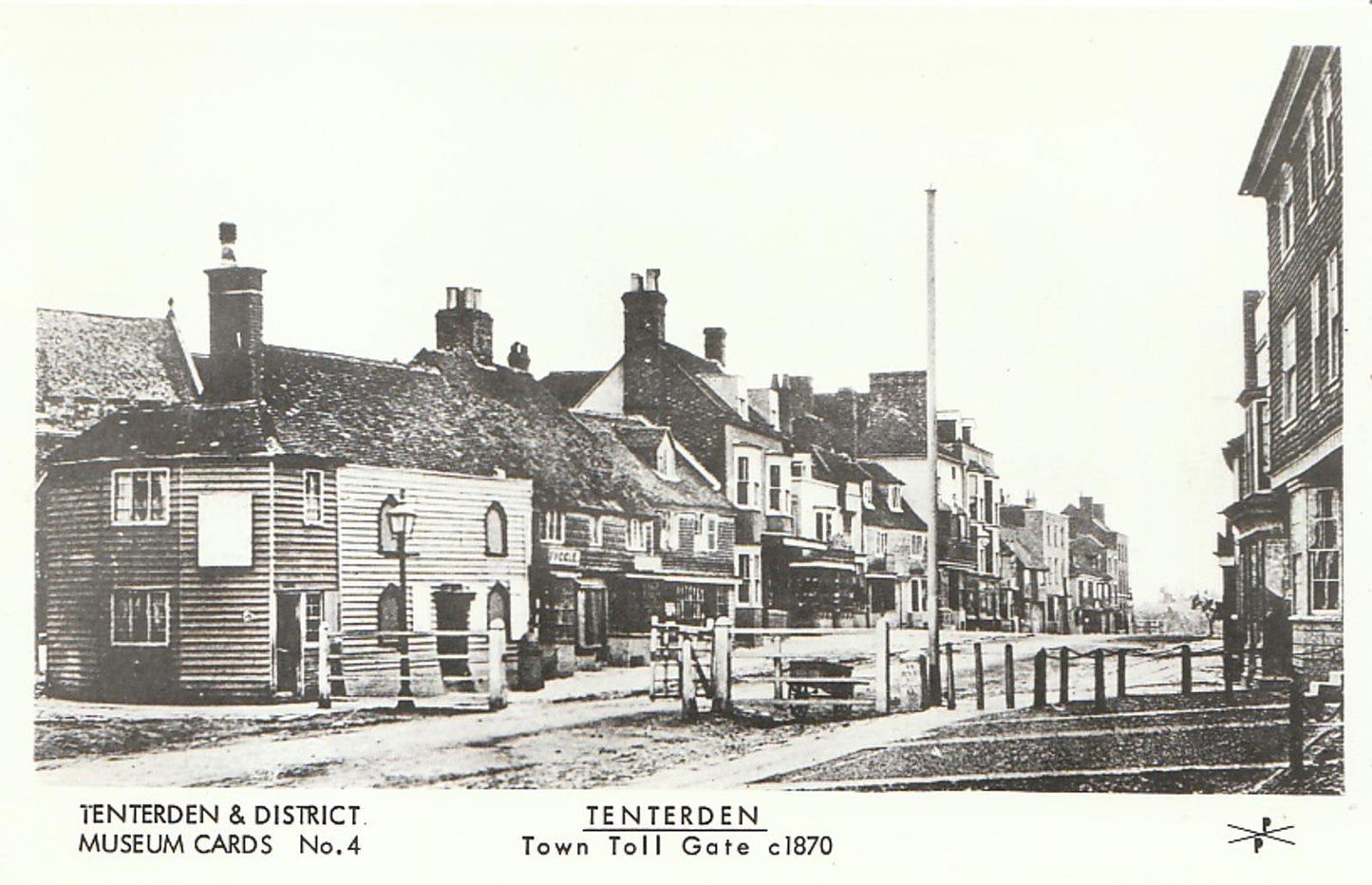 Kent Postcard - Tenterden, Town Toll Gate c1870 - 2967