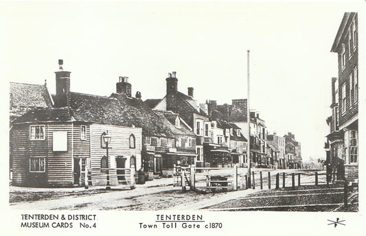Kent Postcard - Tenterden, Town Toll Gate c1870 - 2967