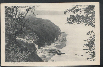 Devon Postcard - Clovelly From Hobby Drive    RS9943