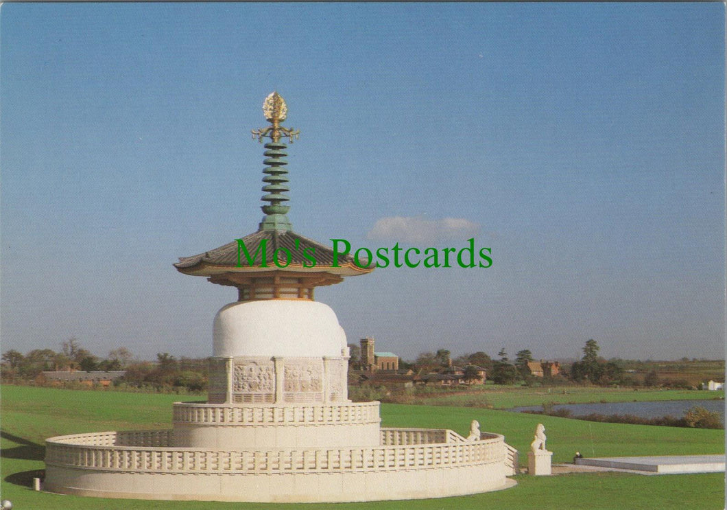 Buckinghamshire Postcard - The Peace Pagoda, Milton Keynes  Ref.RR14415