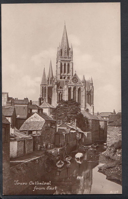 Cornwall Postcard - Truro Cathedral From East   RS1429