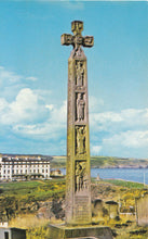 Load image into Gallery viewer, Yorkshire Postcard -Whitby,Memorial Cross to Caedmon The Anglo-Saxon Poet 13055A
