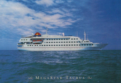Japan Postcard Star Cruises MegaStar Taurus Passenger Cruise Ship RR23171