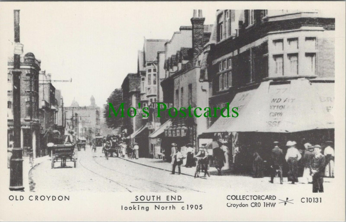 London Postcard - South End Looking North c1905, Old Croydon  RS28169