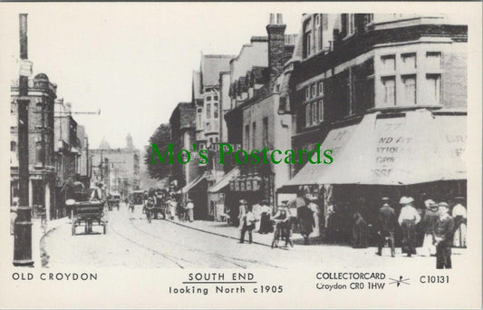London Postcard - South End Looking North c1905, Old Croydon  RS28169