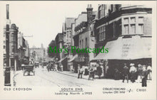 Load image into Gallery viewer, London Postcard - South End Looking North c1905, Old Croydon  RS28169
