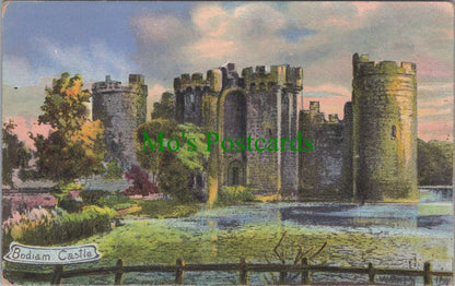 Sussex Postcard - Bodiam Castle, Nr Robertsbridge, Art View  DC2638
