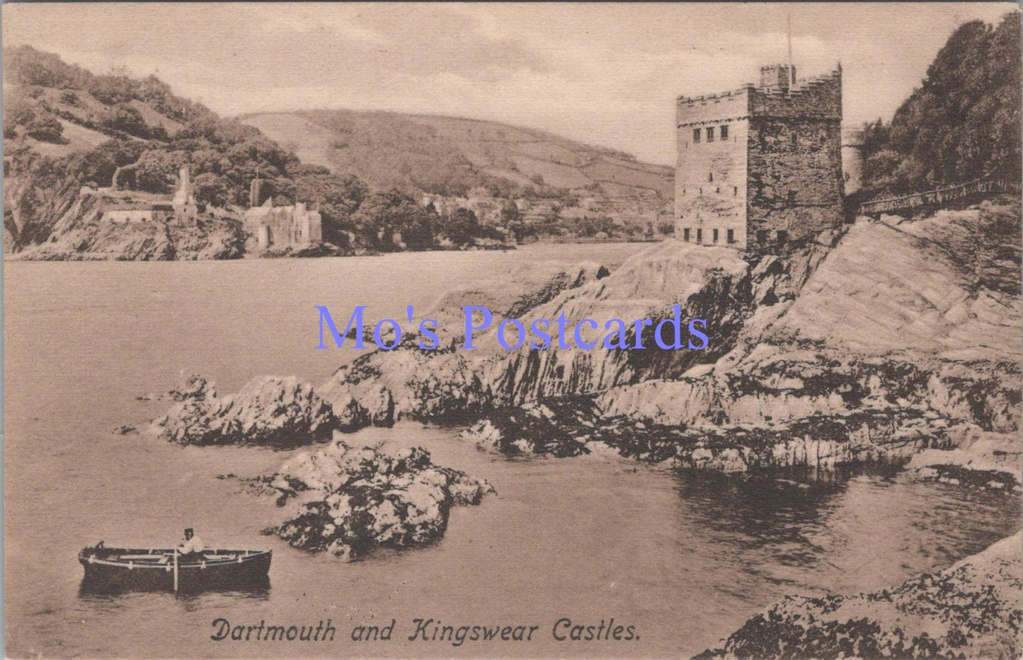 Devon Postcard - Dartmouth and Kingswear Castles  DC2021