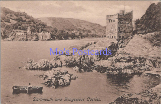 Devon Postcard - Dartmouth and Kingswear Castles  DC2021