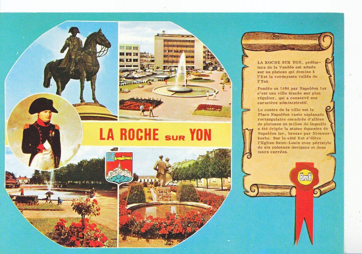 France Postcard - La Roche Sur Yon, [Vendee 85] SM390