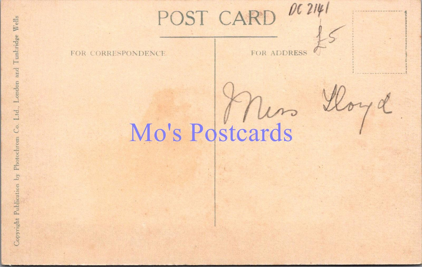 Somerset Postcard - Weston-Super-Mare, The Gardens   DC2141