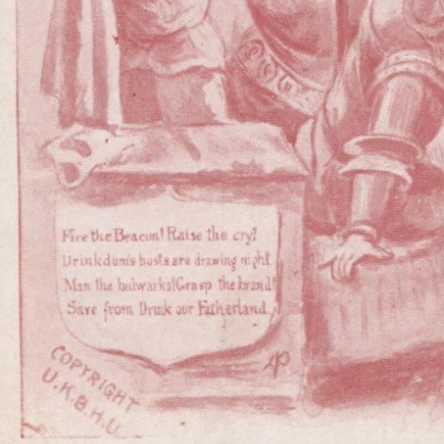 Proverbs Postcard - Temperance Movement Literature, England's Curse RS41097