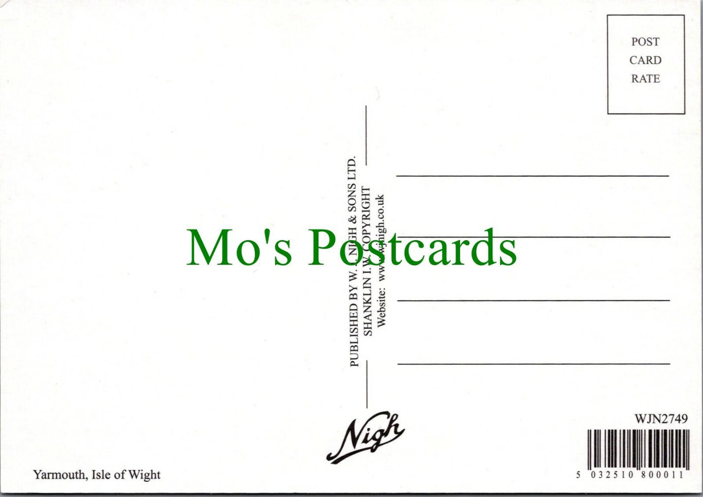 Isle of Wight Postcard - Views of Yarmouth   RRR1262
