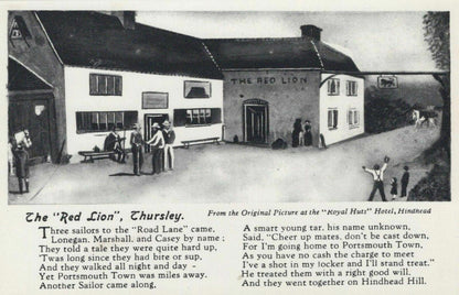 Surrey Postcard - The "Red Lion", Thursley (Repro) RS21834