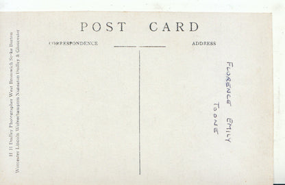 Old Real Photo Postcard Edwardian Studio Portrait Florence Emily Toone TZ1820