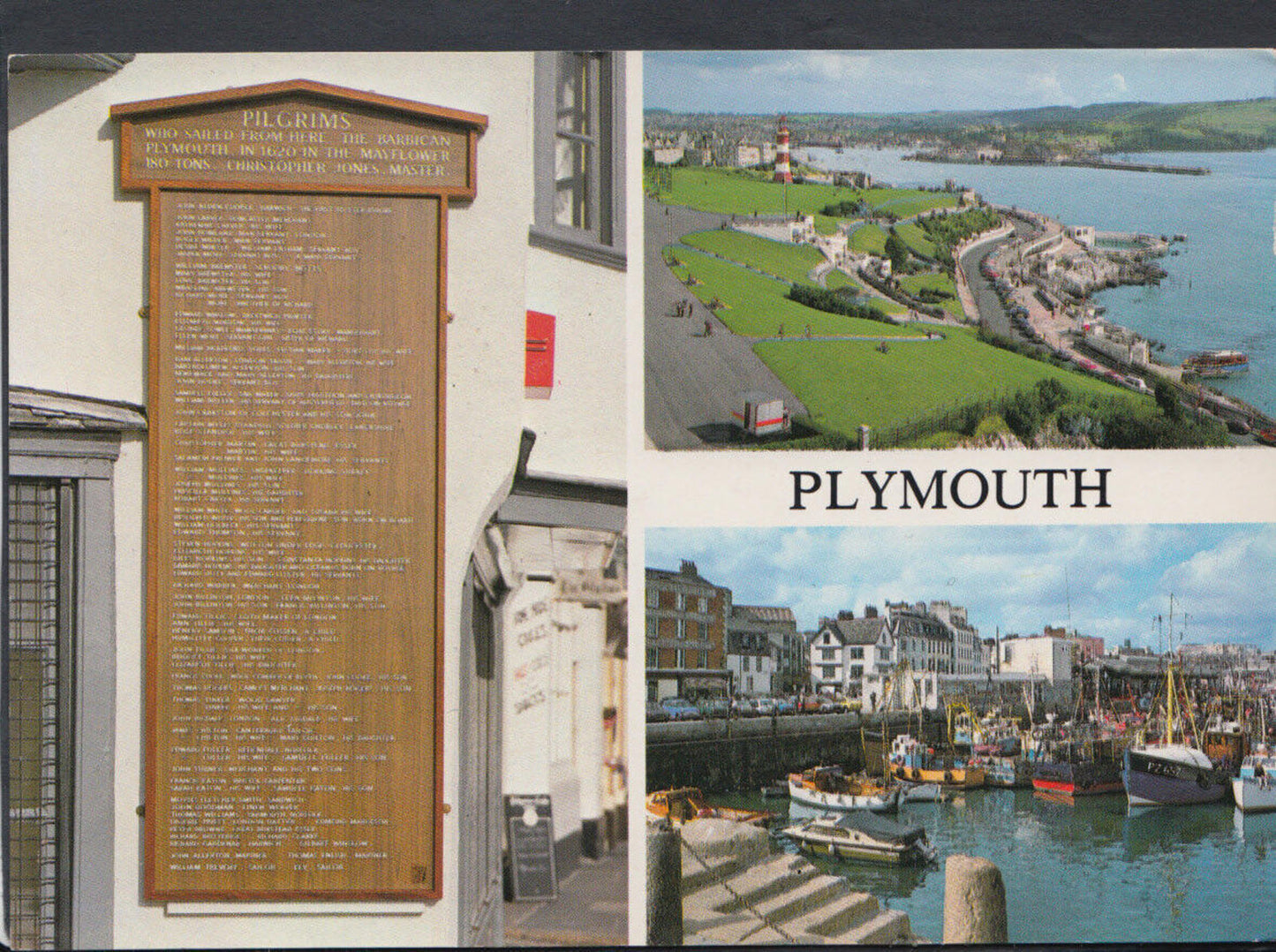 Devon Postcard - Views of Plymouth  RR4855