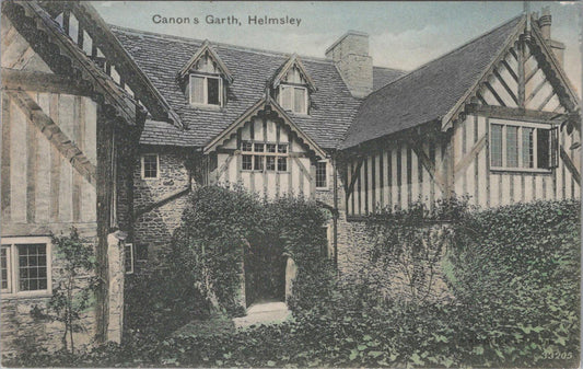 Yorkshire Postcard - Canon's Garth, Helmsley  XT143
