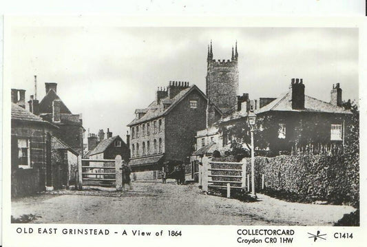 Sussex Postcard: Old East Grinstead, A View of 1864, Pamlin Prints 2046