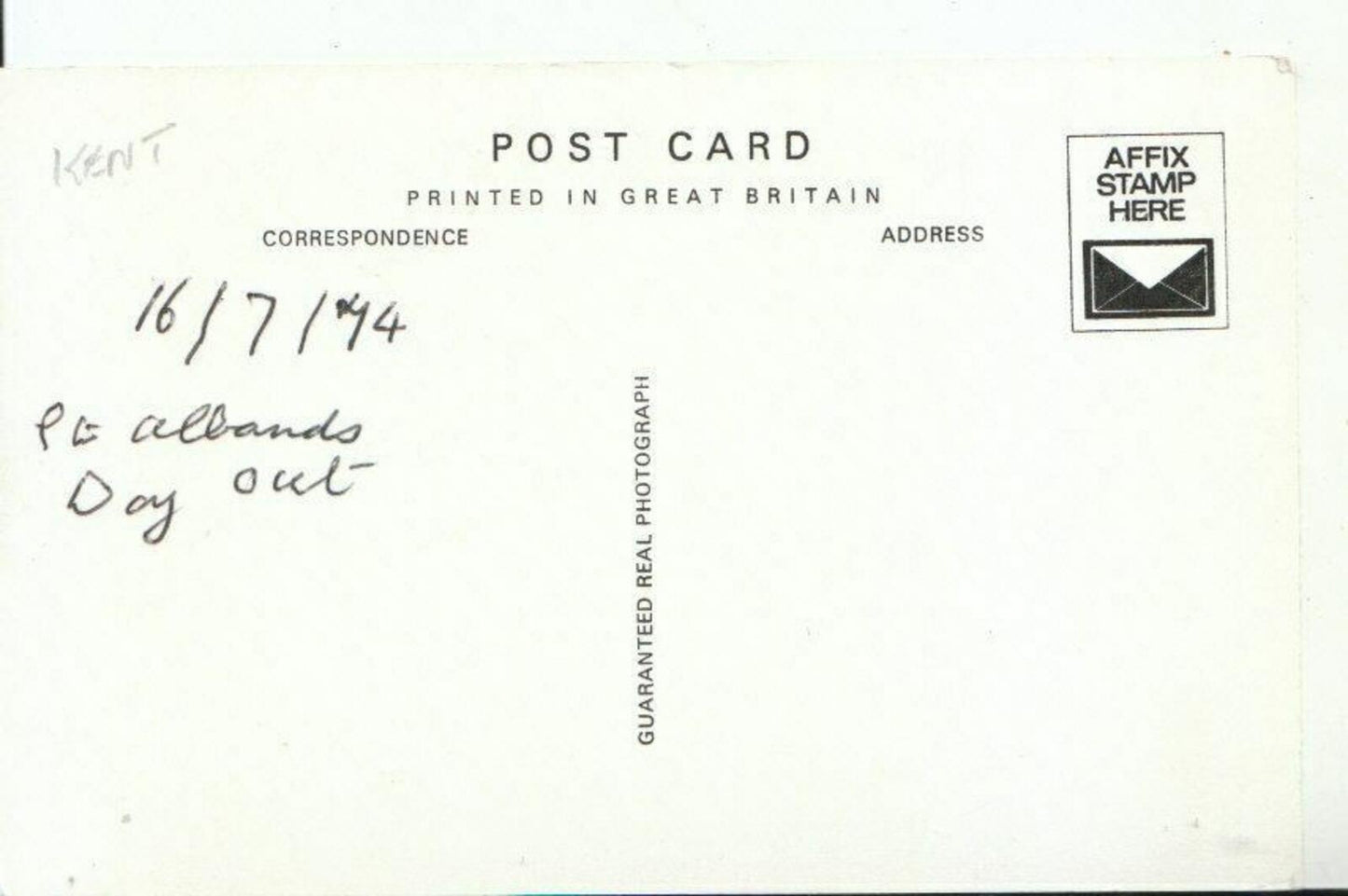 Kent Postcard: Boughton Monchelsea Place, Historic Manor House RPPC 1950s 12270A