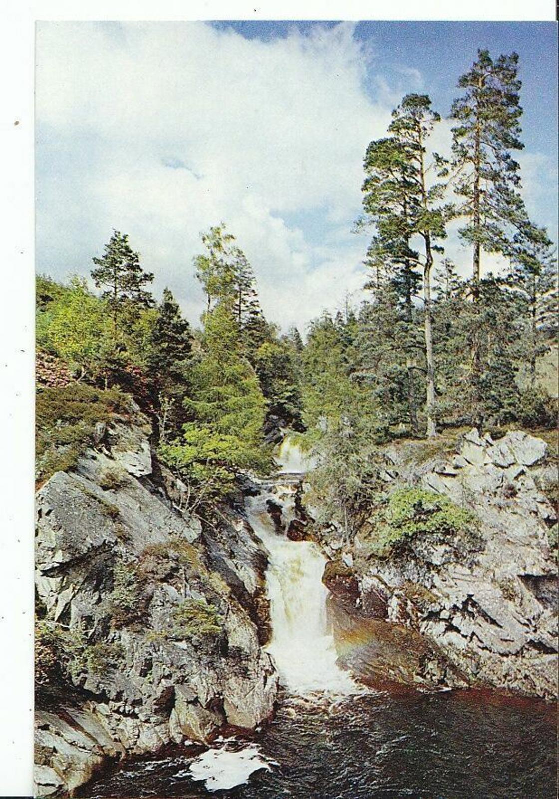 Scotland Postcard - The Falls of Bruar, Near Blair Atholl, Perthshire  AB737