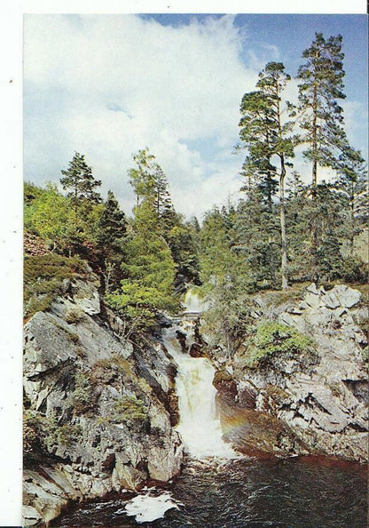 Scotland Postcard - The Falls of Bruar, Near Blair Atholl, Perthshire  AB737