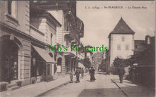 Load image into Gallery viewer, Switzerland Postcard - St Maurice, La Grande Rue RS36921
