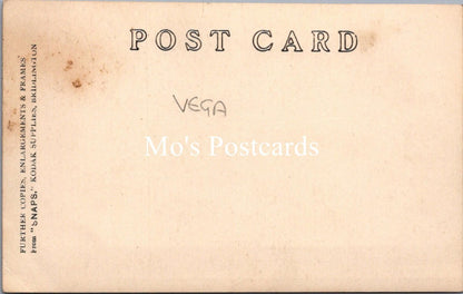 Shipping Postcard - Royal Navy, HMS Vega D52, V-Class British Destroyer RS39886