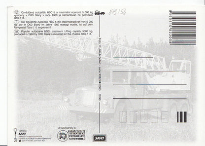 Industry Vehicles Postcard - Popular Autocrane HSC - EB156