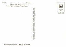 Load image into Gallery viewer, Military Postcard - Radio Operator (Tactical), HMS Ark Royal, 1988 - RR8639
