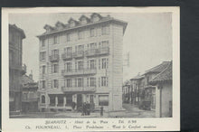 Load image into Gallery viewer, France Postcard - Biarritz - Hotel De La Paix T9225
