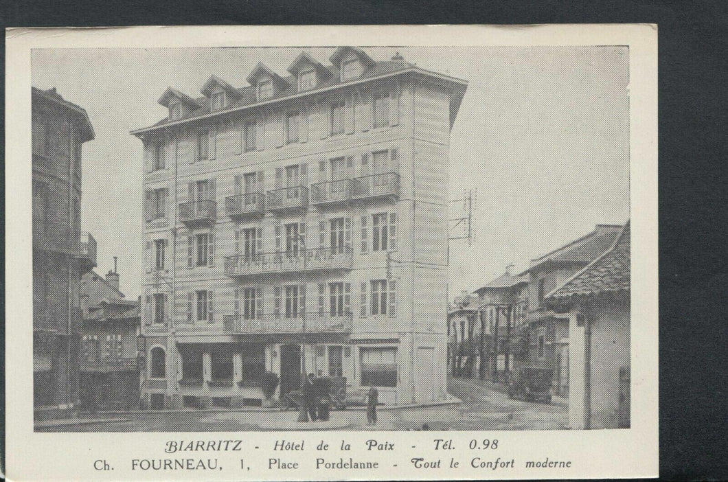 France Postcard - Biarritz - Hotel De La Paix T9225