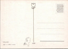 Load image into Gallery viewer, Netherlands Postcard - Picking Flowers - Holland Bloembollen RRR1389
