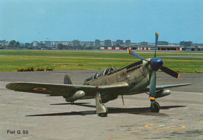 Military Aviation Postcard - Fiat G 55 Aeroplane RR9792