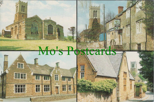 Northamptonshire Postcard - Moulton Agricultural College, Artichoke Inn RR19852