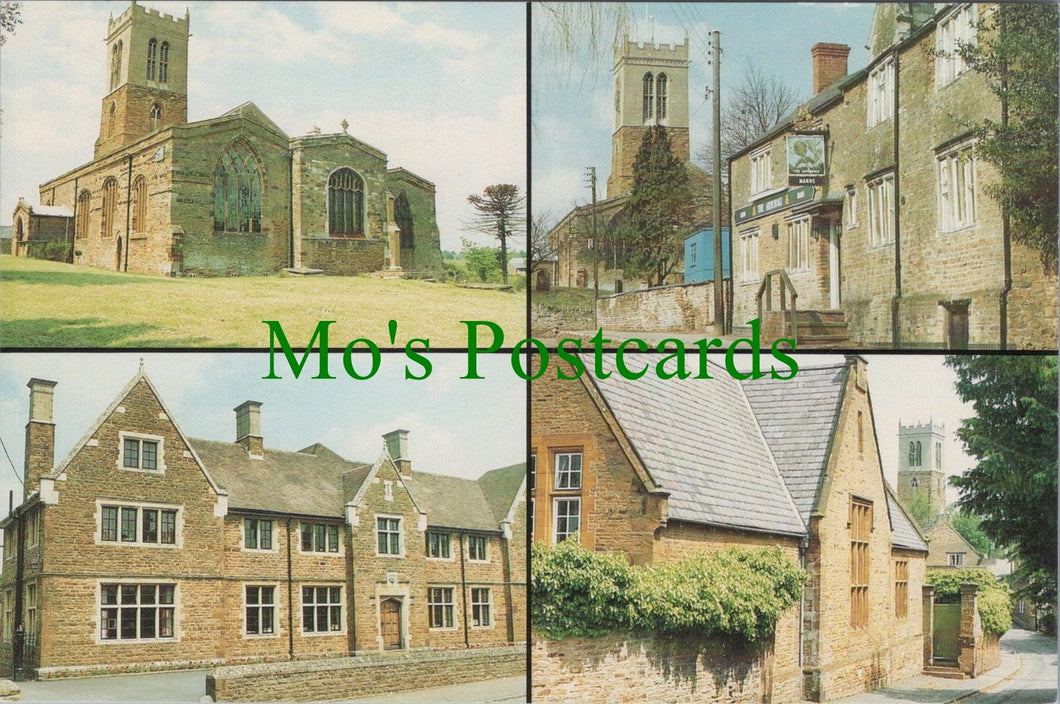 Northamptonshire Postcard - Moulton Agricultural College, Artichoke Inn RR19852