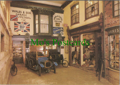 Yorkshire Postcard-York Castle Museum,Half Moon Court,Colibri Motor Car RR15507