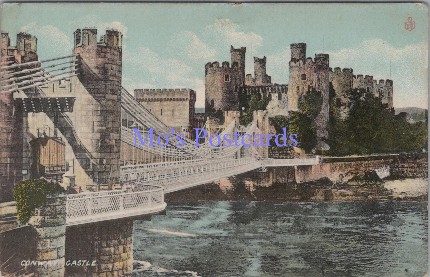 Wales Postcard - Conway Castle, Conwy. Posted 1912 -  DC2025