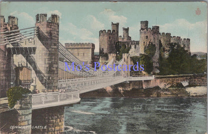 Wales Postcard - Conway Castle, Conwy. Posted 1912 -  DC2025